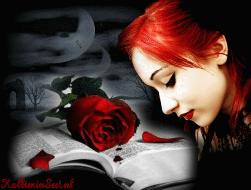 broken heart red hair graphic