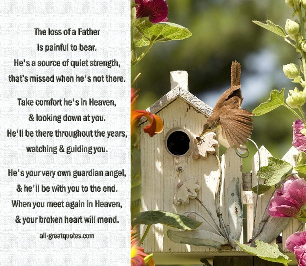 In Loving Memory Picture Cards For Dad On Fathers Day