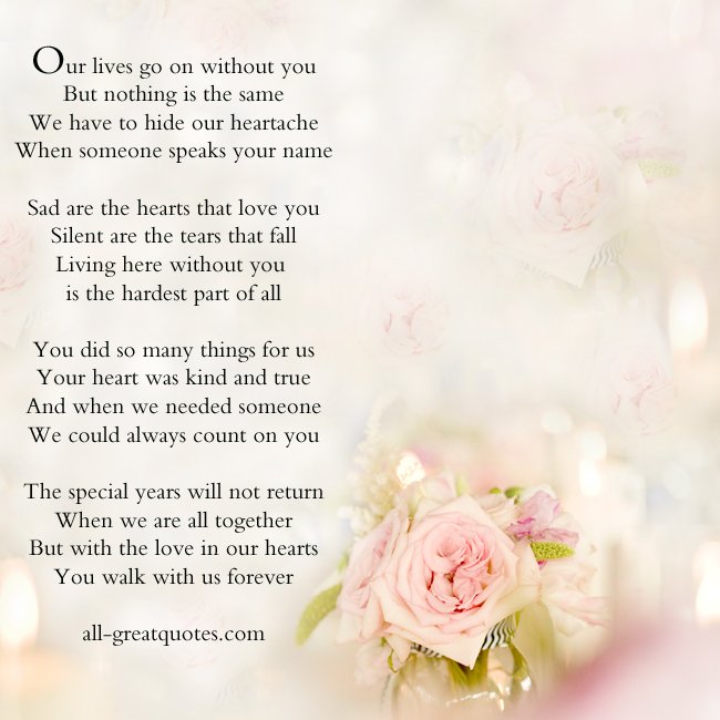 Click For >> All FREE In Loving Memory Cards Free In Loving Memory Cards Our lives go on without you, but nothing is the same